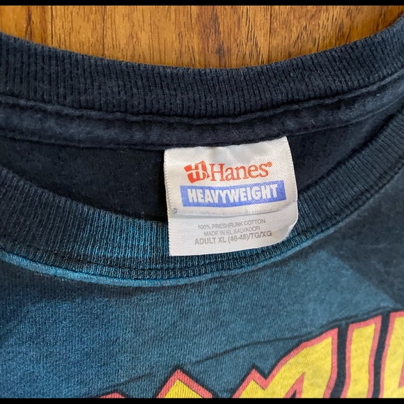 Vintage Iron Maiden shirt Powerslave metal rock - Picture 5 of 7